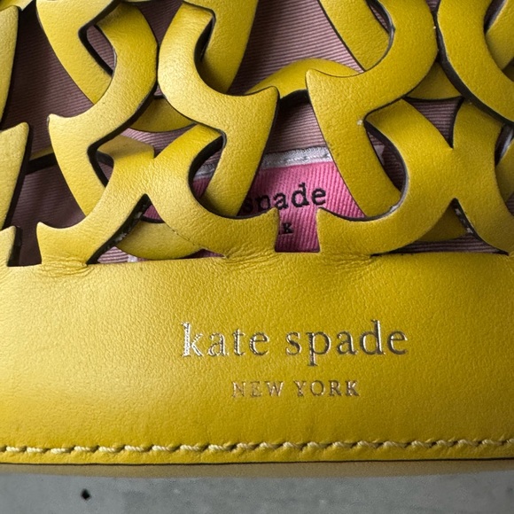 Yellow Kate Spade Dorie Small Bucket Bag - Picture 7 of 11